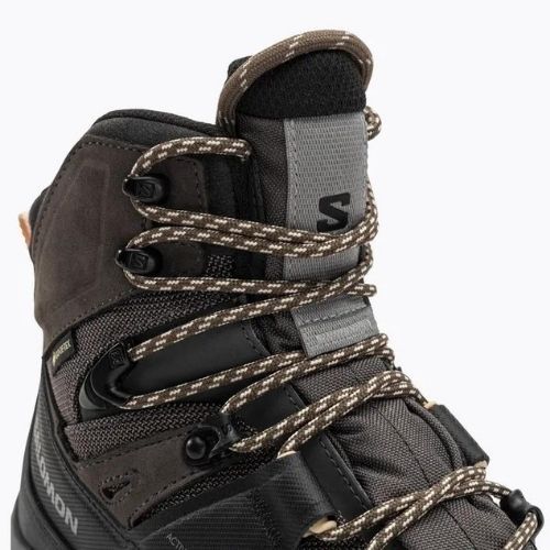 Damen-Trekkingschuhe Salomon Quest 4 GTX magnet/schwarz/sun