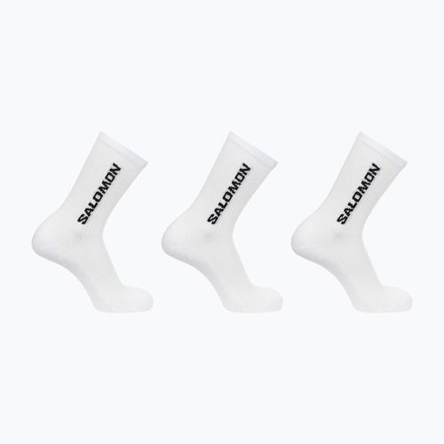 Salomon Everyday Crew 3 Paar weiß/weiße Trekkingsocken