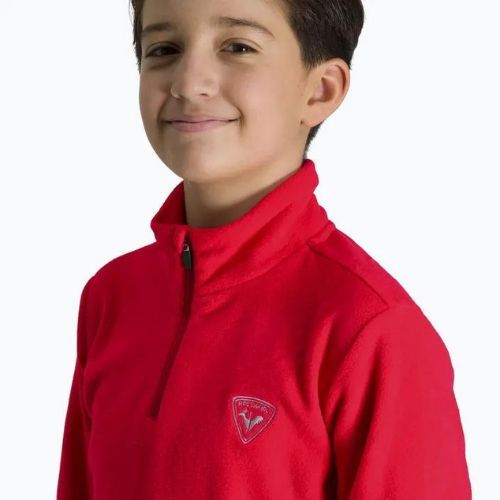 Rossignol Kinder Ski Sweatshirt 1/2 Zip Fleece orange