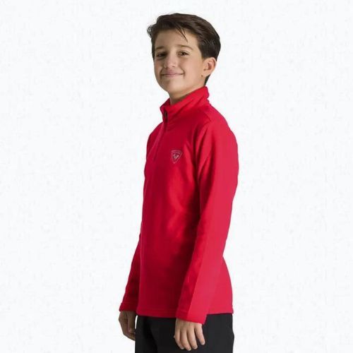 Rossignol Kinder Ski Sweatshirt 1/2 Zip Fleece orange