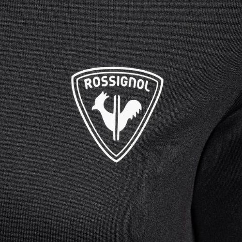 Rossignol Boy 1/2 Zip Warm Stretch Kinder Skisweatshirt schwarz