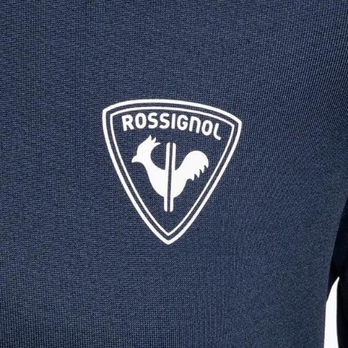 Rossignol Boy 1/2 Zip Warm Stretch Kinder-Ski-Sweatshirt dark navy