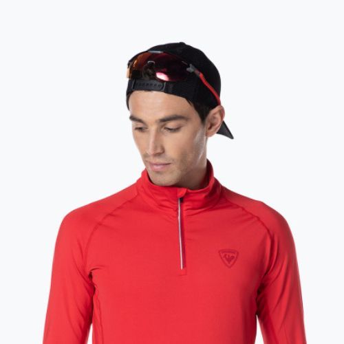 Herren Thermoaktivshirt Rossignol Classique 1/2 Zip sports red