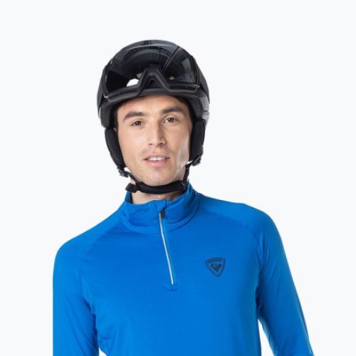 Herren Rossignol Classique 1/2 Zip Thermo-Sweatshirt lazuli blau