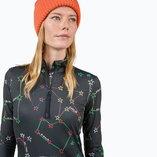 Damen-Thermoaktivshirt Rossignol Booster 1/2 Zip Top 100 schwarz