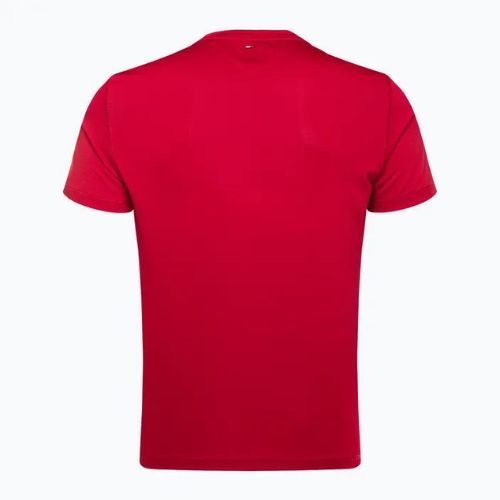 Herren Tommy Hilfiger Grafik-Trainings-T-Shirt rot