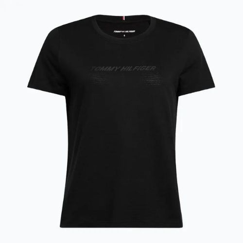 Tommy Hilfiger Performance Mesh Tee schwarz Damen Trainings-T-Shirt