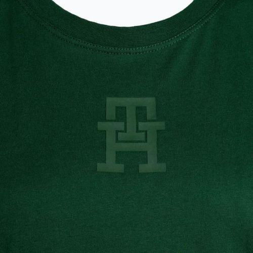 Tommy Hilfiger Damen Trainingsshirt Regular Th Monogram grün