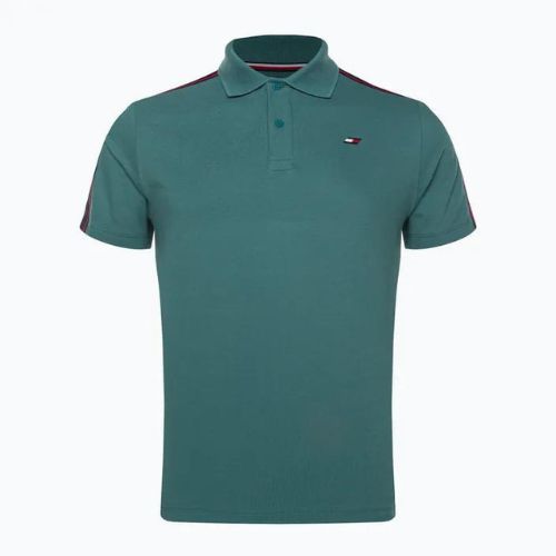 Tommy Hilfiger Herren Trainingsshirt Textured Tape Polo grün