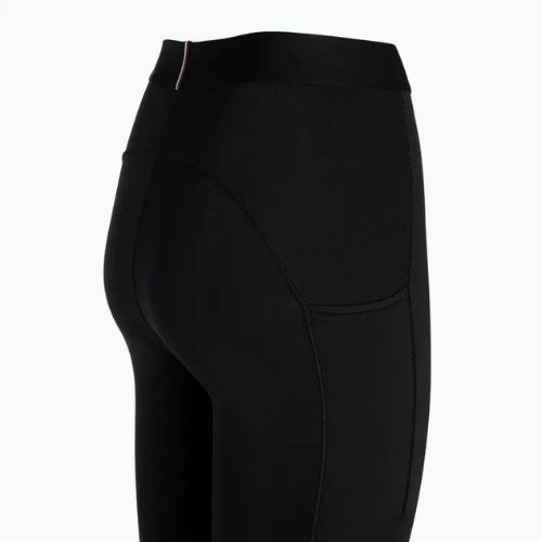 Damen Trainingsleggings Tommy Hilfiger Hw Branded Tape Full Length schwarz