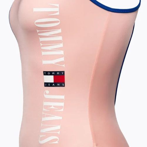 Tommy Hilfiger Damen einteiliger Badeanzug One Piece Runway rosa