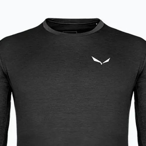 Herren-Trekkinghemd Salewa Puez Melange Dry black out melange