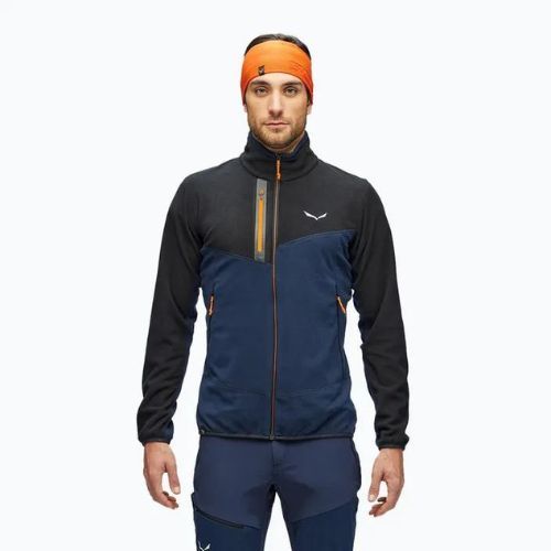 Herren Salewa Paganella EN Fleece-Sweatshirt navy Blazer