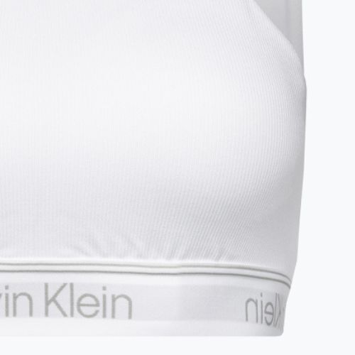 Calvin Klein Medium Support YAF hellweißer Fitness-BH