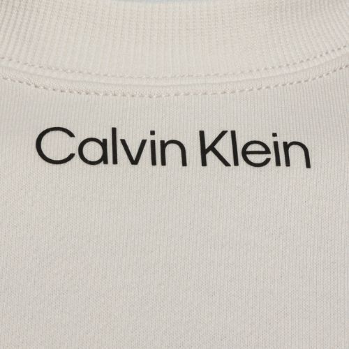 Herren Calvin Klein Pullover 67U Kreide Sweatshirt