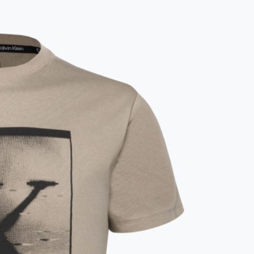 Calvin Klein Herren T-Shirt aus Leinen für den Winter