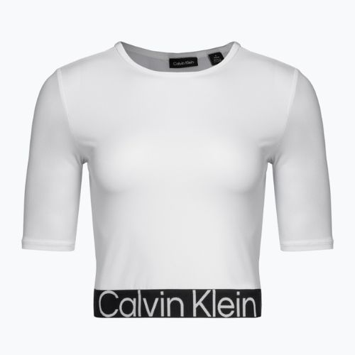 Damen Calvin Klein Knit helles weißes T-shirt