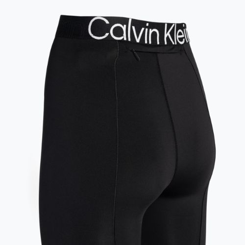 Damen Trainingsleggings Calvin Klein 7/8 BAE schwarz Schönheit