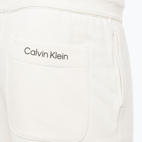 Herren Calvin Klein 7" Knit 67U Kreide Trainingsshorts