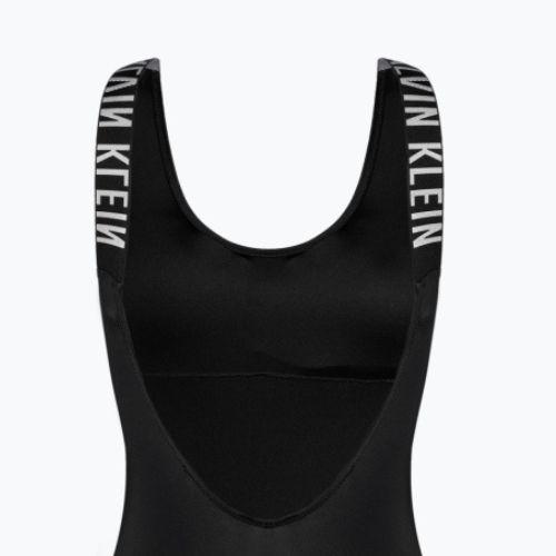 Calvin Klein Scoop Back One Piece Badeanzug für Frauen Schwarz