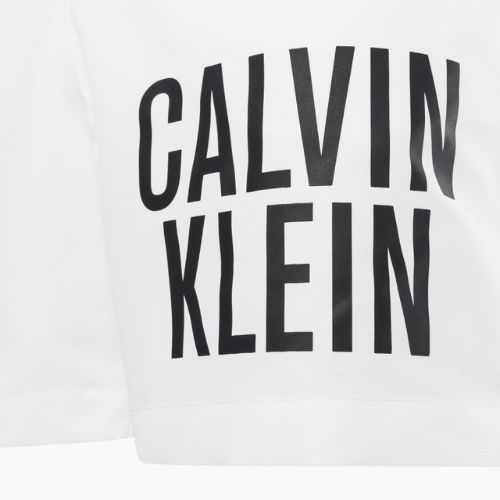 Calvin Klein Medium Herren Badeshorts mit Kordelzug weiß
