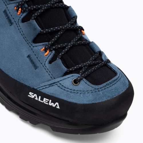 Herren-Trekkingstiefel Salewa MTN Trainer 2 Mid GTX java blau/schwarz