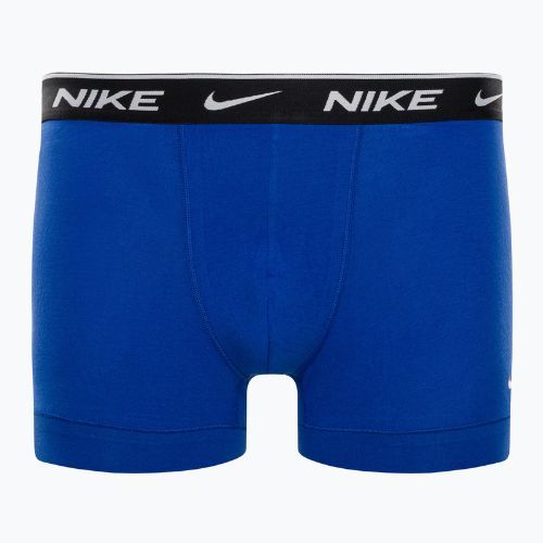 Herren Boxershorts Nike Everyday Cotton Stretch Trunk 2Pk IEV obsidian/game royal