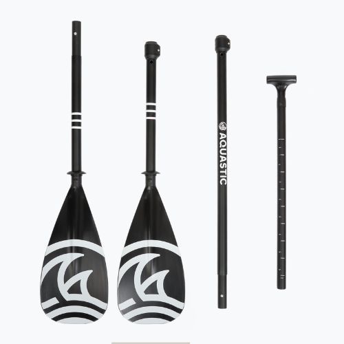 SUP/Kajak 3-teiliges Paddel AQUASTIC AQS-SPD004 schwarz