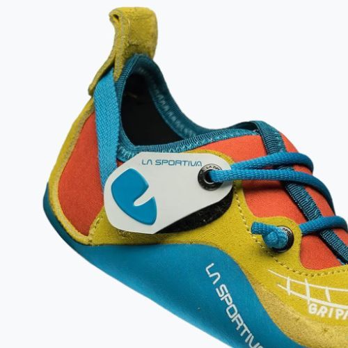La Sportiva Kinderkletterschuh Gripit gelb/flame