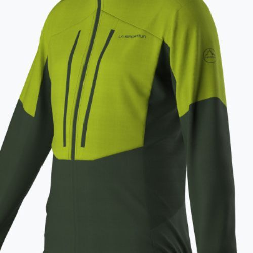 Herren La Sportiva Session Tech Hoody Wald/Kalk Punch Trekking Sweatshirt