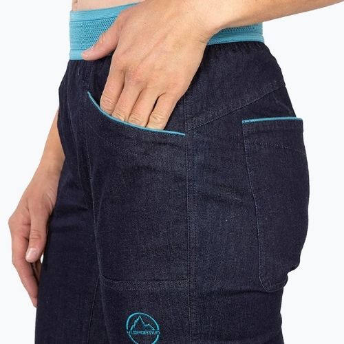 La Sportiva Damen Wanderhose Miracle Jeans jeans/topaz