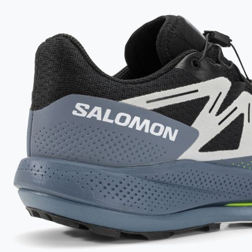 Herren Salomon Pulsar Trail Laufschuhe schwarz/chinablau/arctic ice