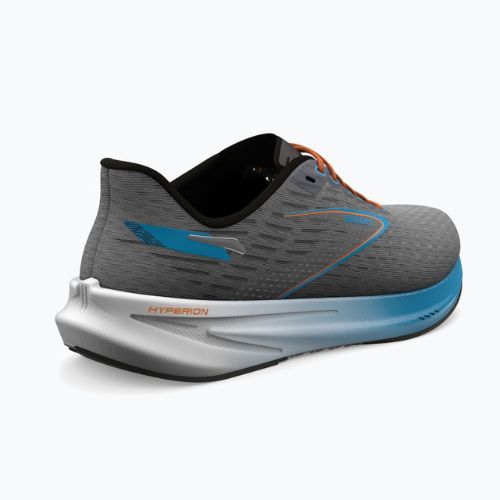 Brooks Hyperion Herren Laufschuhe grau/atomic blau/scarlet