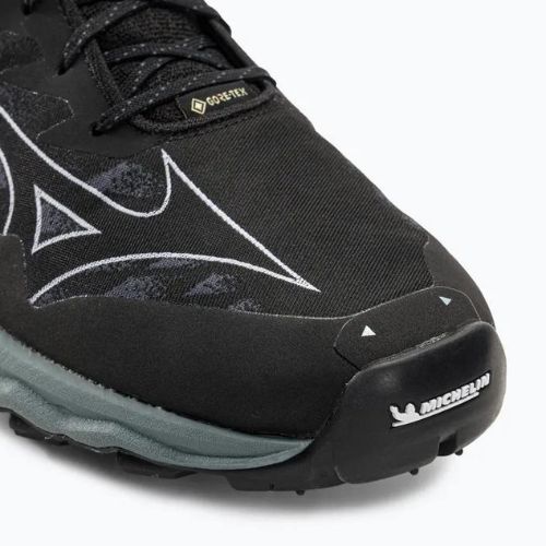 Herren Laufschuhe Mizuno Wave Daichi 7 GTX schwarz/ombre blau/stormy weather