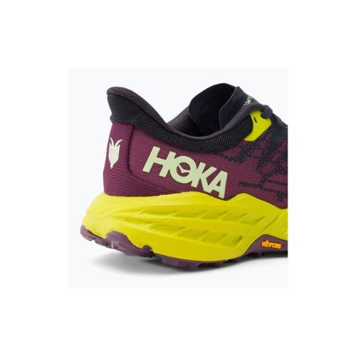 Damen Laufschuhe HOKA Speedgoat 5 blau graphit/abends primrose