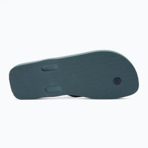 Herren Havaianas Surf Material silber/blau Pantoletten