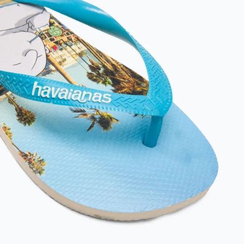 Herren Havaianas Top Street Pantoletten weiß/blau