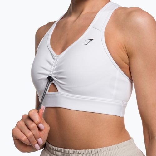 Gymshark Pulse Sport-Fitness-BH weiß