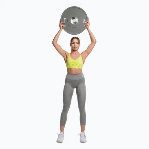 Gymshark Ruched Training Sport glitch gelb Fitness-BH