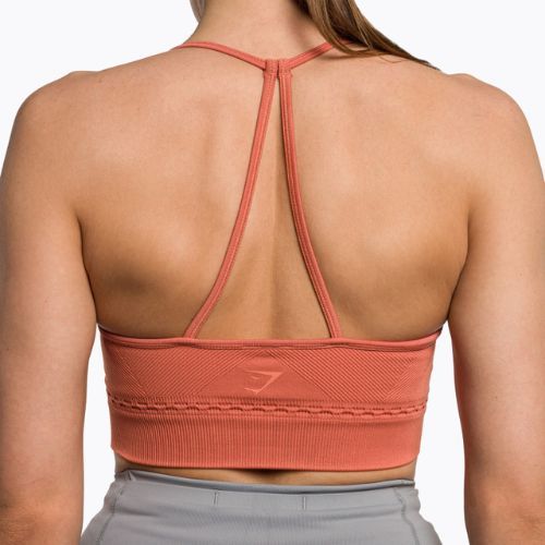 Gymshark Studio Sports Erde orange Fitness-BH