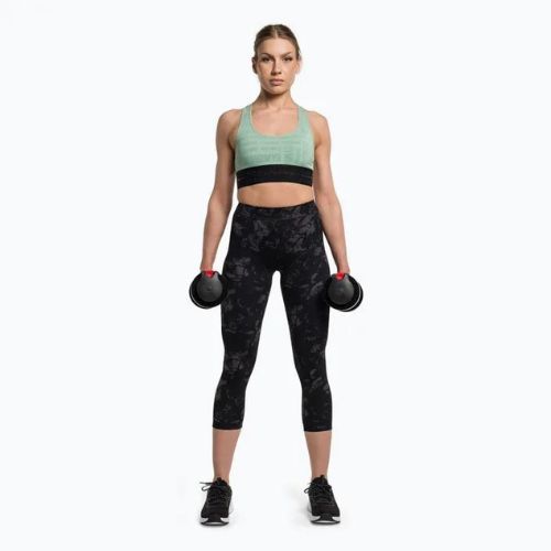 Gymshark Vision Sports grün/schwarzer Fitness-BH