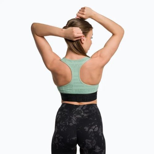 Gymshark Vision Sports grün/schwarzer Fitness-BH