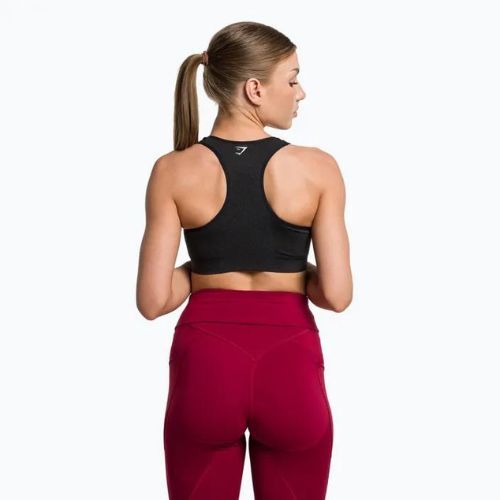 Gymshark Vital Seamless Sports schwarz/marl Fitness-BH