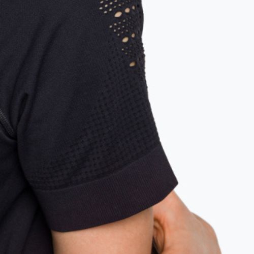 Damen Trainings-T-Shirt Gymshark Energy Seamless schwarz