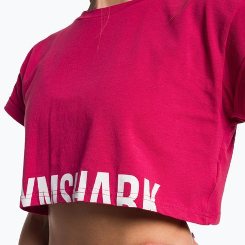 Gymshark Damen Training Bruchteil Crop Top lava rosa