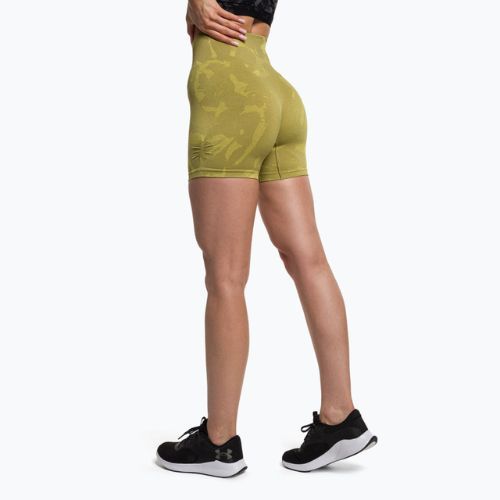 Damen Trainingsshorts Gymshark Adapt Camo Savanna Seamless grün