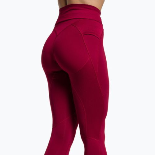 Damen Trainingsleggings Gymshark Pulse bordeauxrot