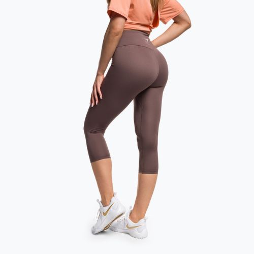 Damen Gymshark Training Leggings 7/8 penny braun