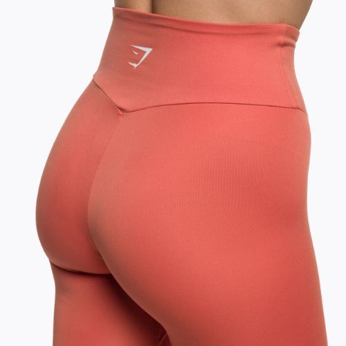 Damen Gymshark Training Leggings 7/8 Erde orange