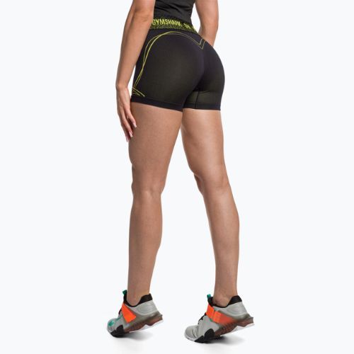 Damen Trainingsshorts Gymshark Apex Seamless Low Rise grün/schwarz